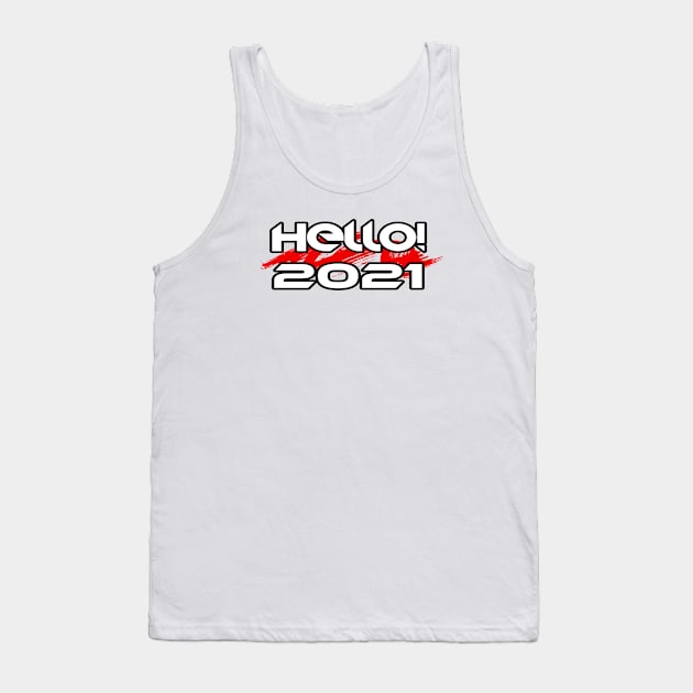 Hello 2021 Tank Top by Aymen designer 